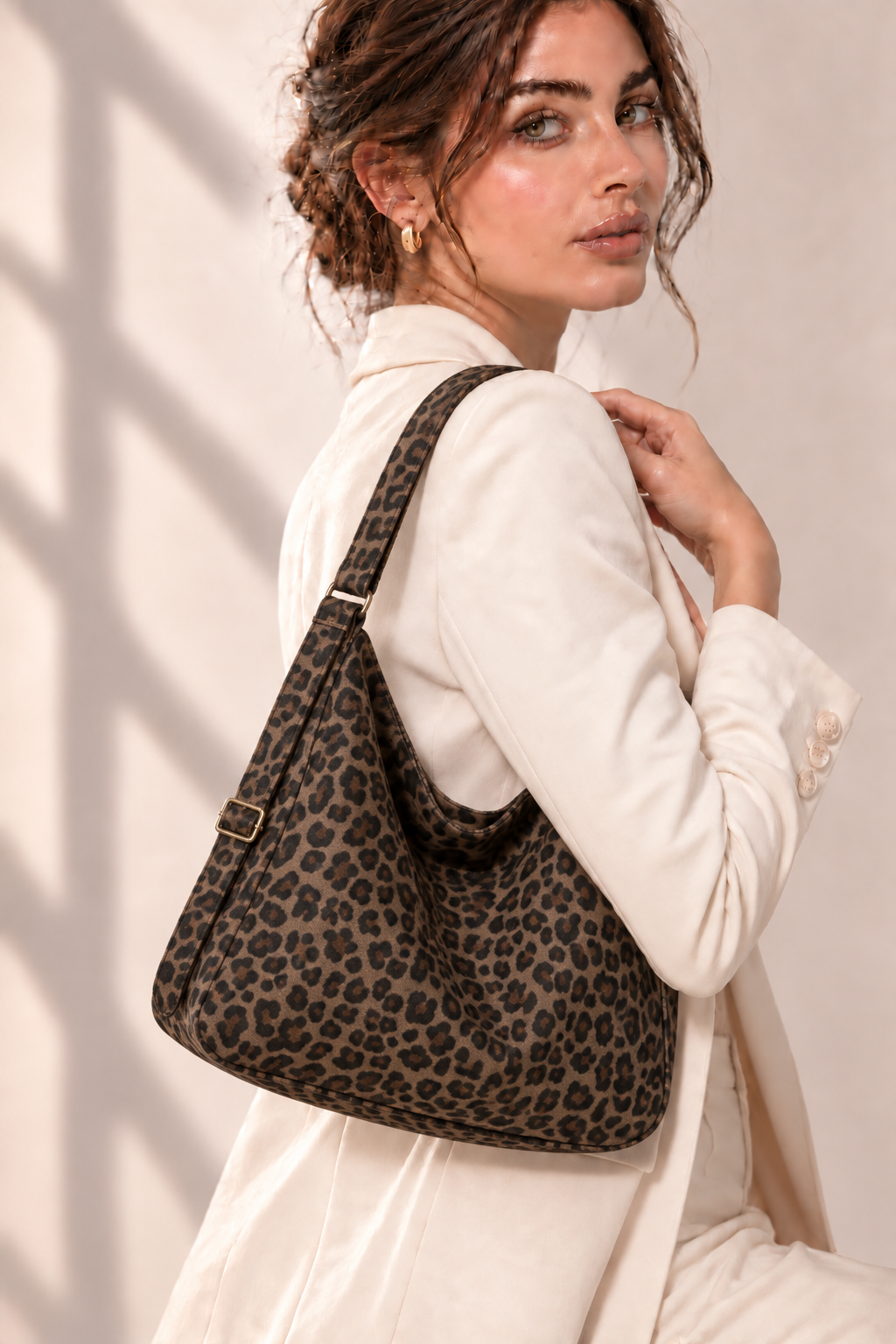 Bolso Hobo Léopard