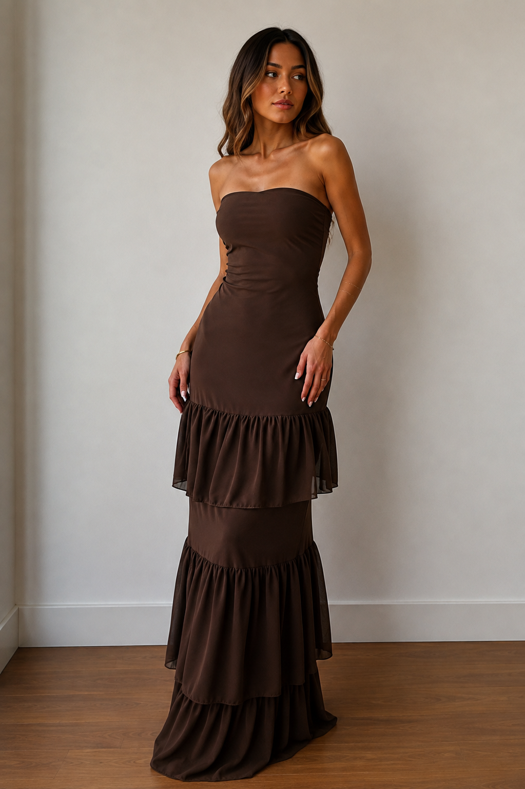 Vestido Siena- marrón